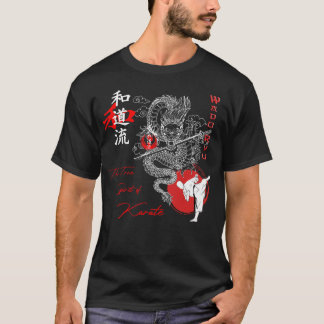 Wado Ryu Karate Der wahre Geist von Zanshin Art T T-Shirt