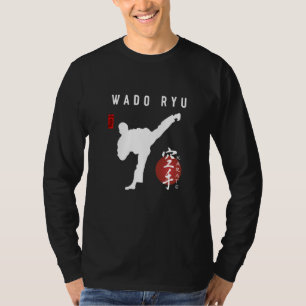 Wado Ryu Karate Instructor Japanisches Kanji Calli T-Shirt