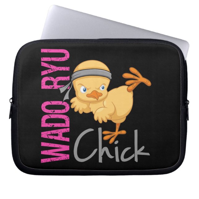 Wado Ryu Küken Laptopschutzhülle (Vorderseite)