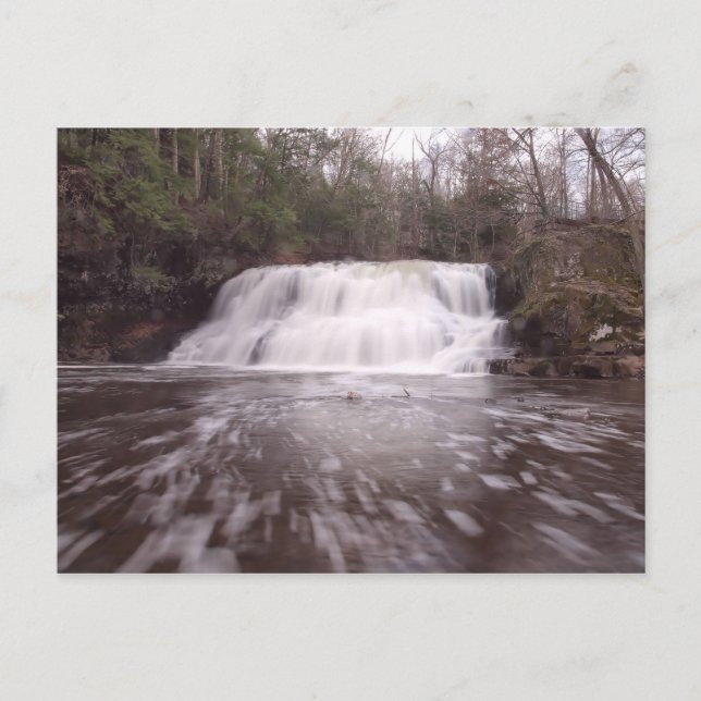 Wadsworth Falls Postkarte (Vorderseite)