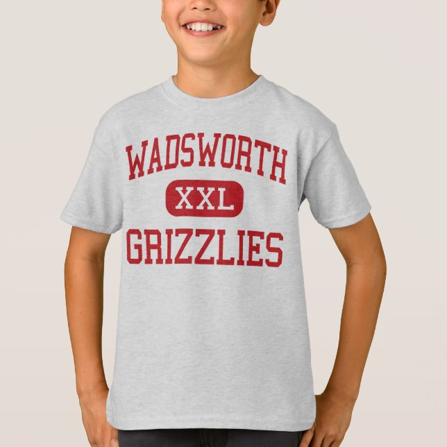 Wadsworth - Graubären - hoch - Wadsworth Ohio T-Shirt (Vorderseite)