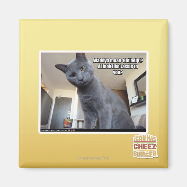 Wadya gemein 'Hilfe holen'? Magnet (Vorne)