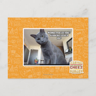 Wadya gemein 'Hilfe holen'? Postkarte