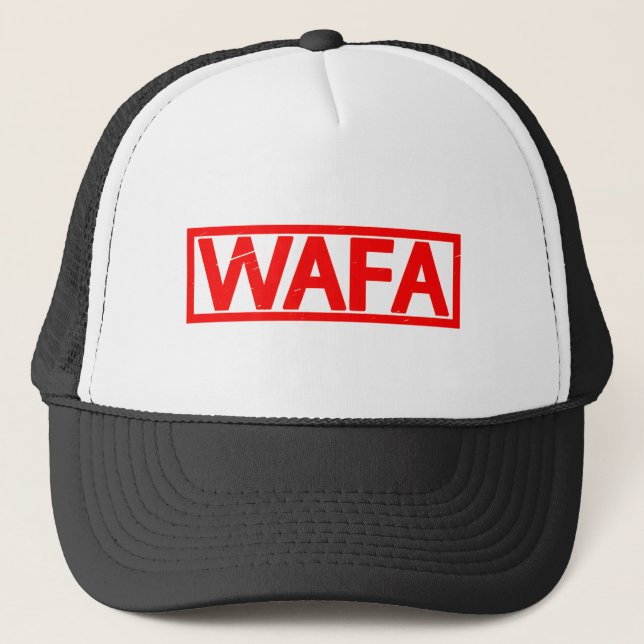Wafa Briefmarke Truckerkappe (Vorderseite)