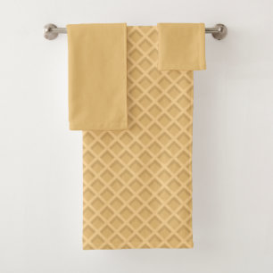 Wafer Badhandtuch Set