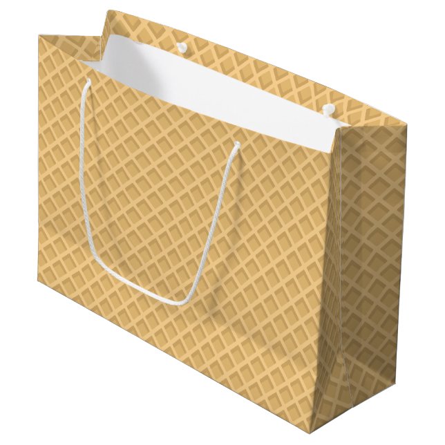 Wafer Große Geschenktüte (Vorderseite Schrägansicht)
