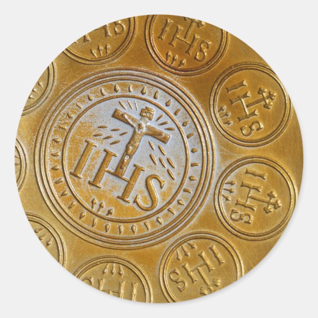 Waferform Runder Aufkleber (Vorderseite)