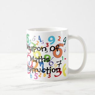 Waffe der Mathe-Zerstörungs-Tasse Kaffeetasse