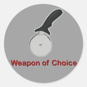 Waffe des auserlesenen Aufklebers Runder Aufkleber