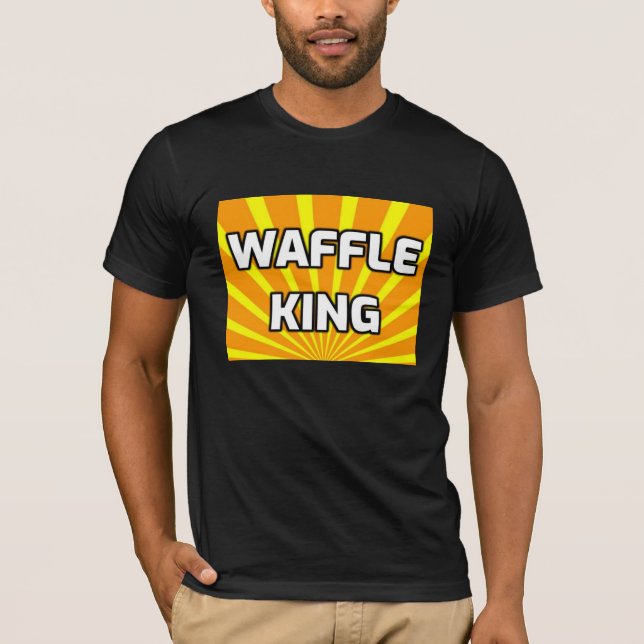 WAFFEL KING MENS VATER T - SHIRT (Vorderseite)