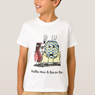 Waffel-Mann u. Speck-Junge T-Shirt