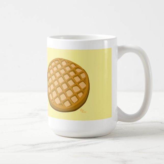 Waffel-Tasse Kaffeetasse (Rechts)