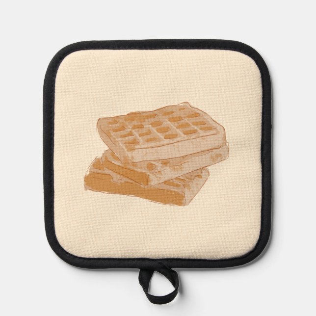 Waffel Topflappen (Vorderseite)