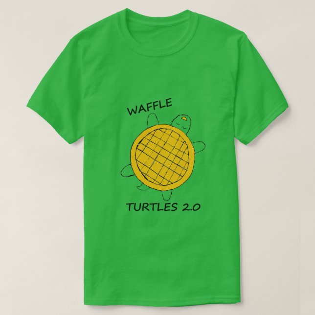 Waffel-Turtles T-Shirt (Design vorne)