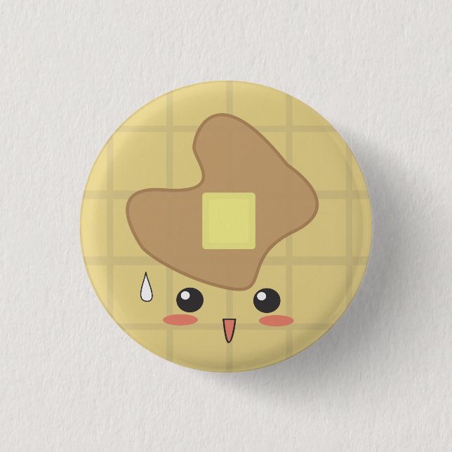 Waffel - Waffel Button (Vorderseite)