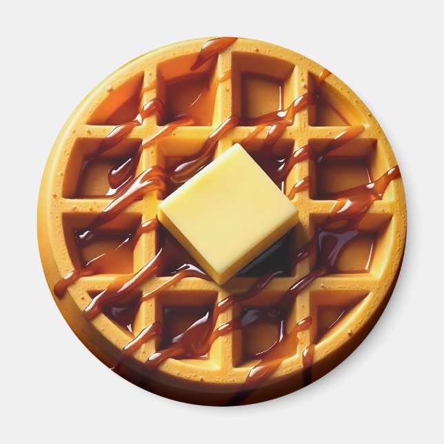 Waffeldarstellung Magnet (Vorne)
