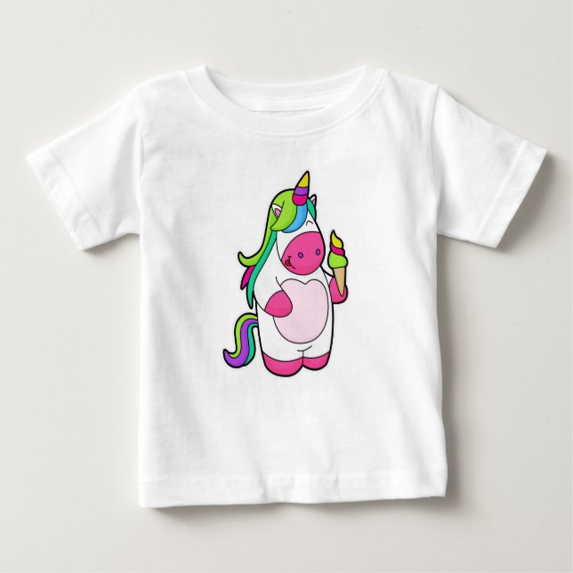 Waffeleis Baby T-shirt (Vorderseite)
