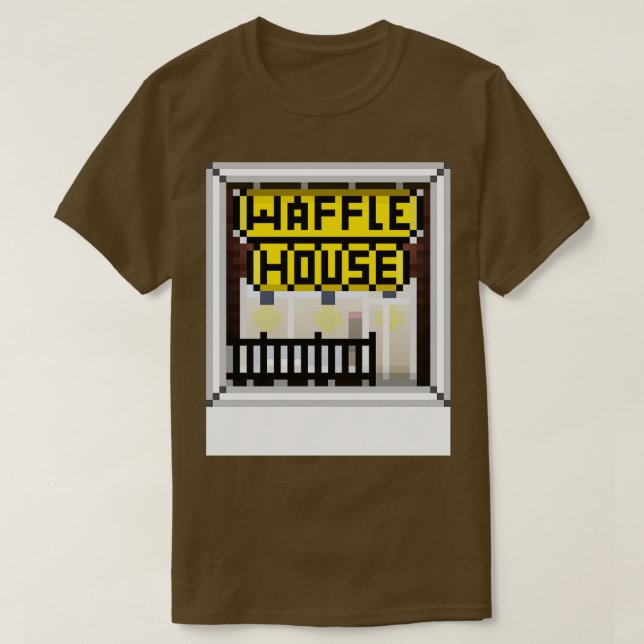 Waffelhaus WHITE BORDER Thirt T-Shirt (Design vorne)