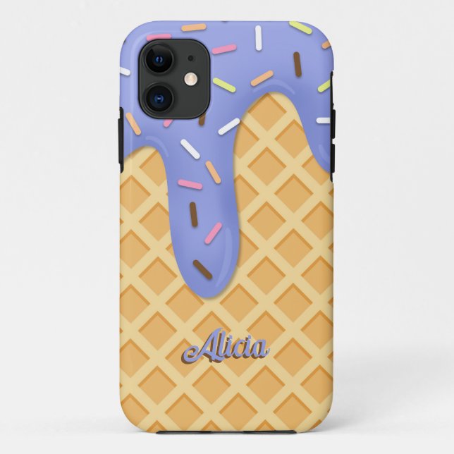 Waffelhörnchen Case-Mate iPhone Hülle (Rückseite)