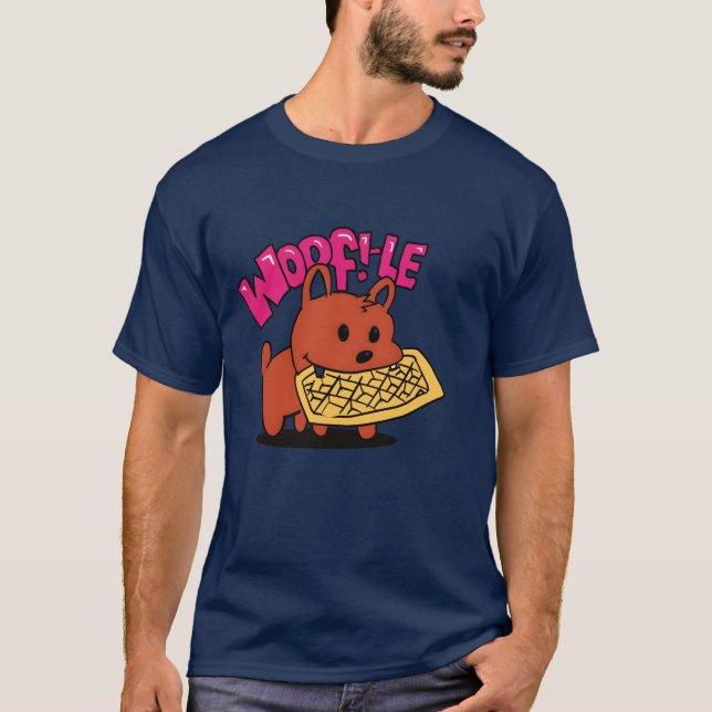 Waffelhundgeschenk T-Shirt (Vorderseite)