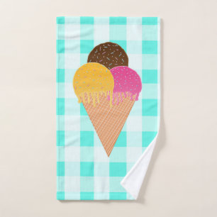 Waffelkegel Handtuch