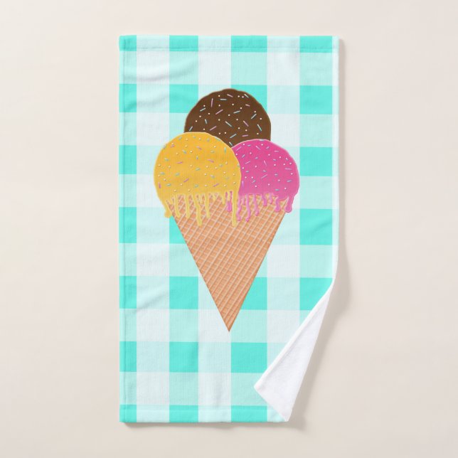 Waffelkegel Handtuch (Handtuch)
