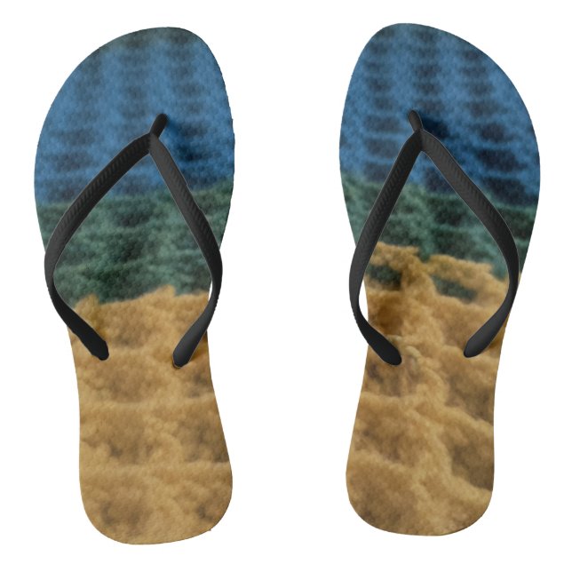 Waffelklemme Crochet Design Flip Flops (Fußbett)