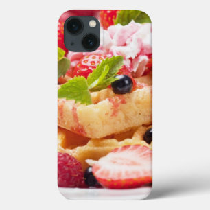Waffelkuchen mit frischem Beerenobst Case-Mate iPhone Hülle