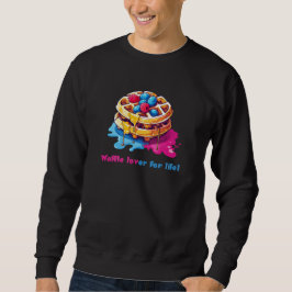 Waffelliebhaber Sweatshirt