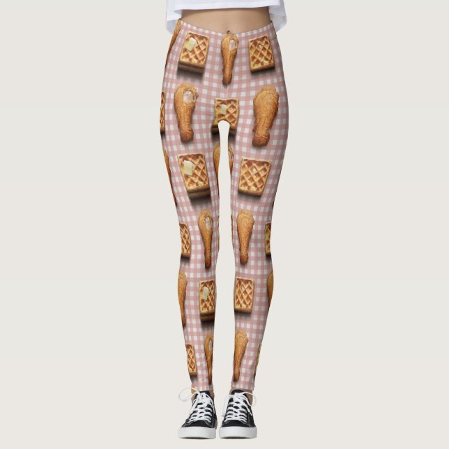 Waffeln aus Gingham, Leggings (Vorderseite)