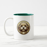 Waffeln die Cavapoo-Tasse