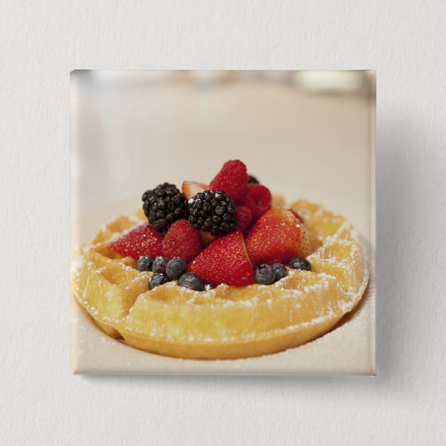 Waffeln, frisch button (Vorderseite)