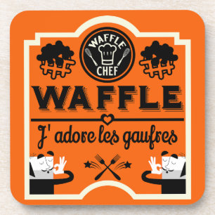 Waffeln Getränkeuntersetzer