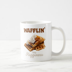 Waffeln" in Glück Kaffeetasse