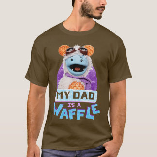 Waffeln Mochi Mein Vater ist ein Waffelfutter T-Shirt