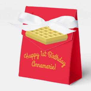 Waffeln Niedliches Frühstück Brunch Kinder 1. Ge Geschenkschachtel
