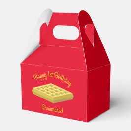 Waffeln Niedliches Frühstück Brunch Kinder 1. Gebu Geschenkschachtel