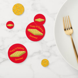Waffeln Niedliches Frühstück Brunch Kinder 1. Gebu Konfetti