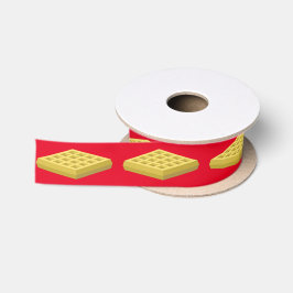 Waffeln Niedliches Frühstück Brunch Kinder 1. Gebu Satinband