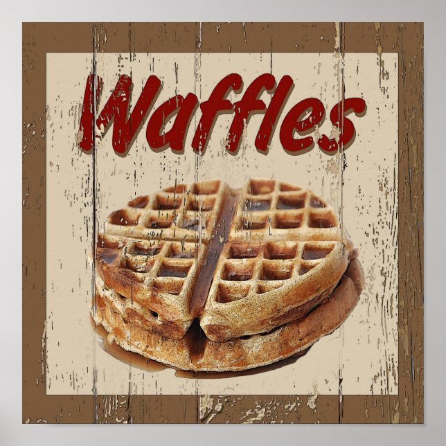 Waffeln Poster (Vorne)