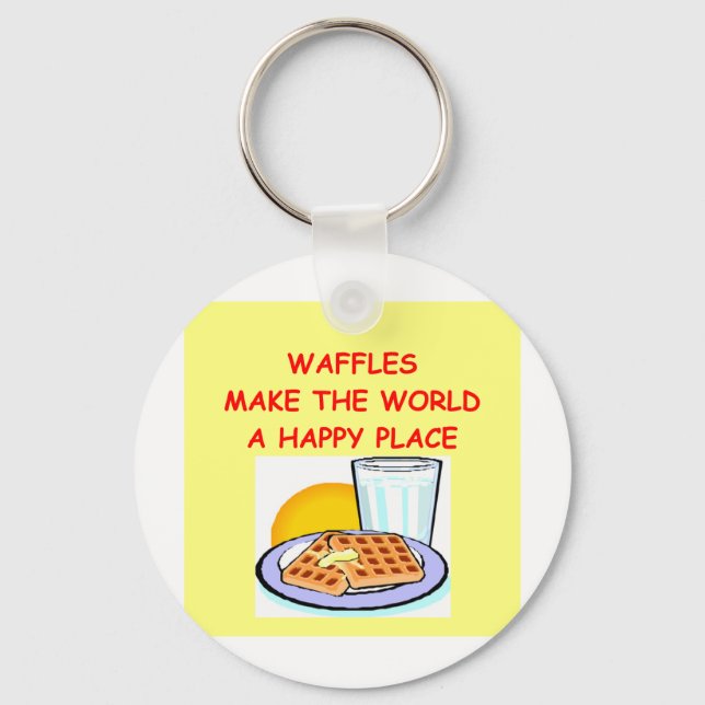 Waffeln Schlüsselanhänger (Vorderseite)