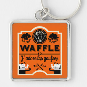 Waffeln Schlüsselanhänger