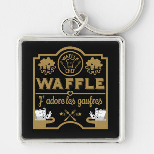 Waffeln Schlüsselanhänger