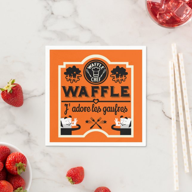 Waffeln Serviette (Beispiel)