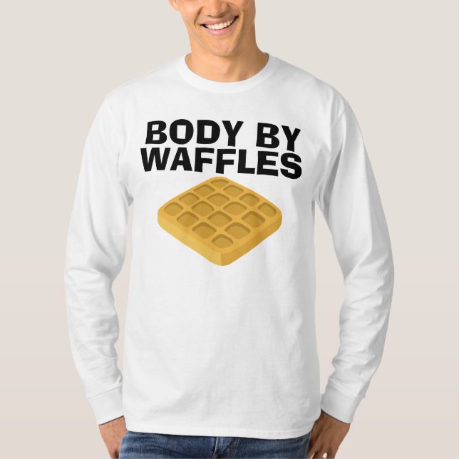 Waffeln, sonnige T - Shirt (Vorderseite)