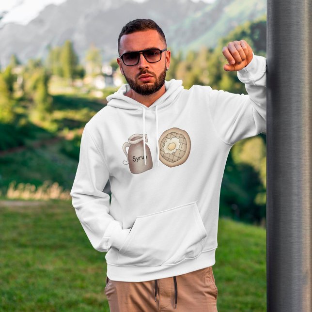 Waffeln und Ahornsirup Hoodie (Von Creator hochgeladen)