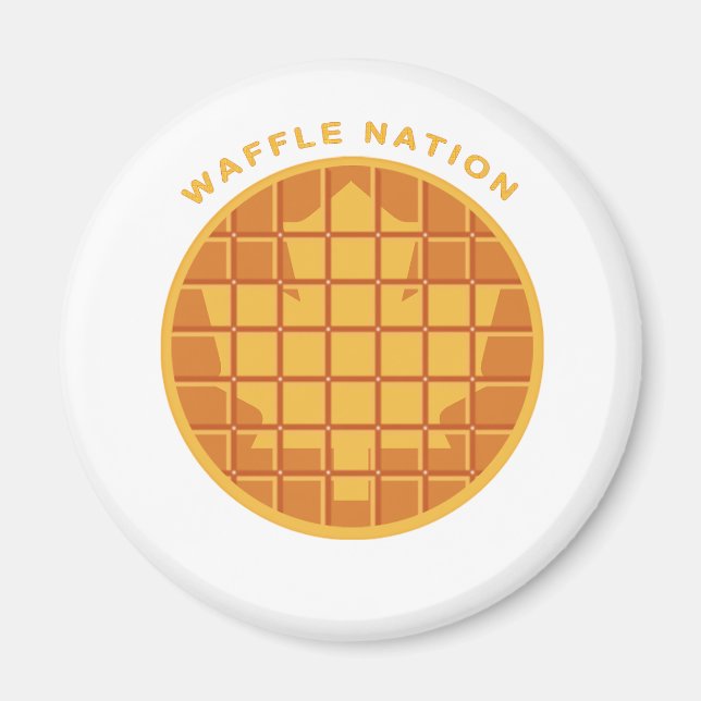 Waffelnation Magnet (Vorne)