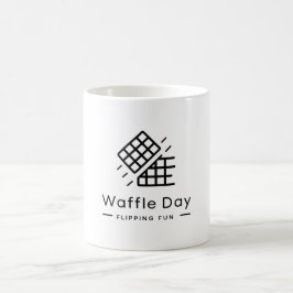 Waffeltag - Drehend Spaß Kaffeetasse