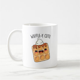 Waffely Funny Waffle Pun Kaffeetasse