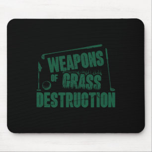 Waffen der Gr Destruktion Lustige Golfschläger Sar Mousepad